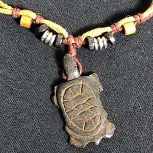 90’s style tribal island rope necklace